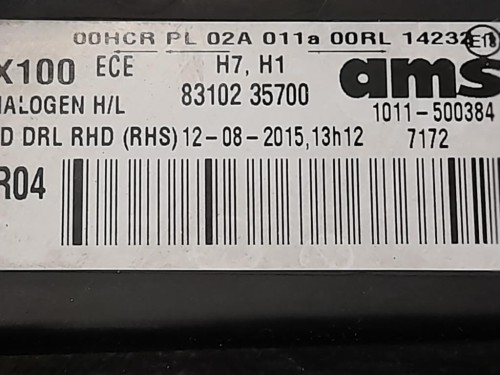 Proiettore ANT DX 83102-35700 Ssangyong Tivoli 2015