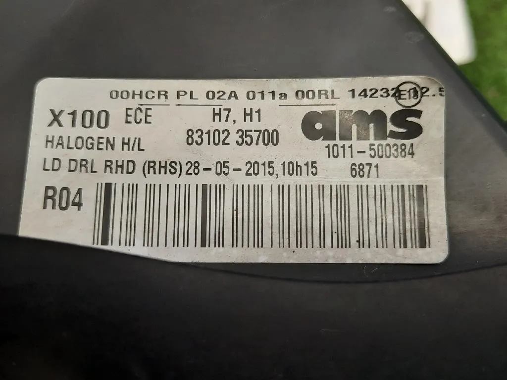 Proiettore ANT DX 83102-35700 Ssangyong Tivoli 2015