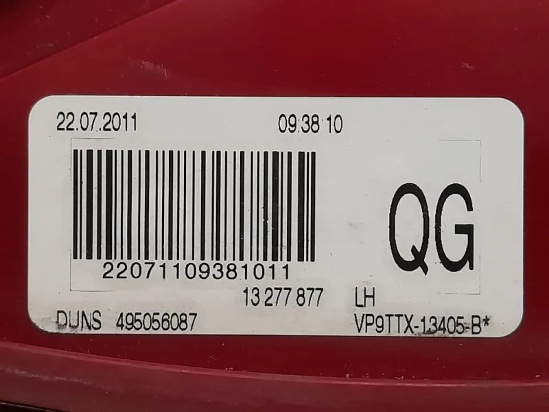 Fanale POST SX 13277877 Opel Insignia A 2013