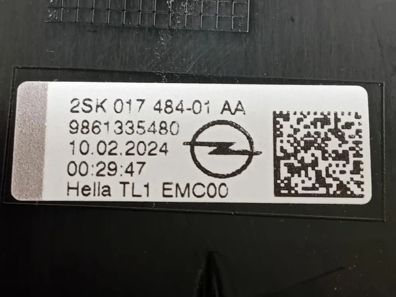 Fanale POST SX 9861335480 Opel Mokka 2013