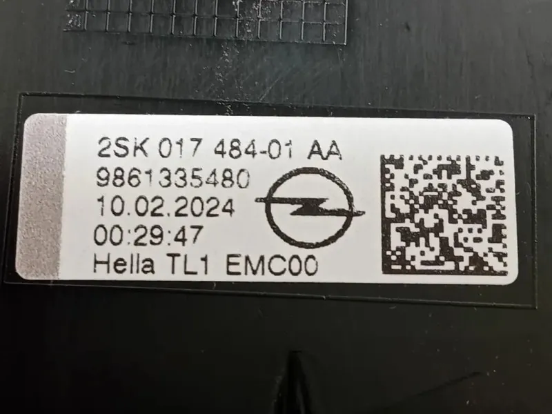 Fanale POST SX 9861335480 Opel Mokka 2013