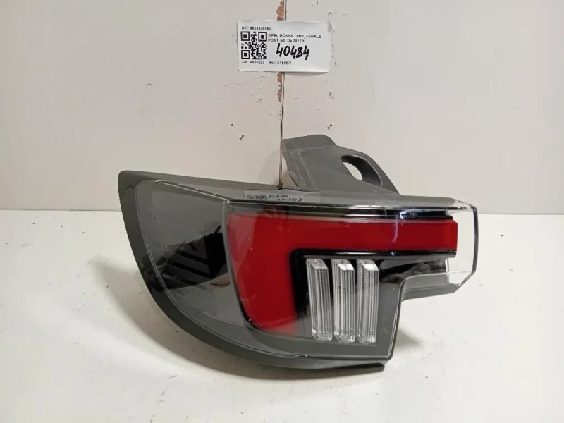 Fanale POST SX 9861335480 Opel Mokka B 2020