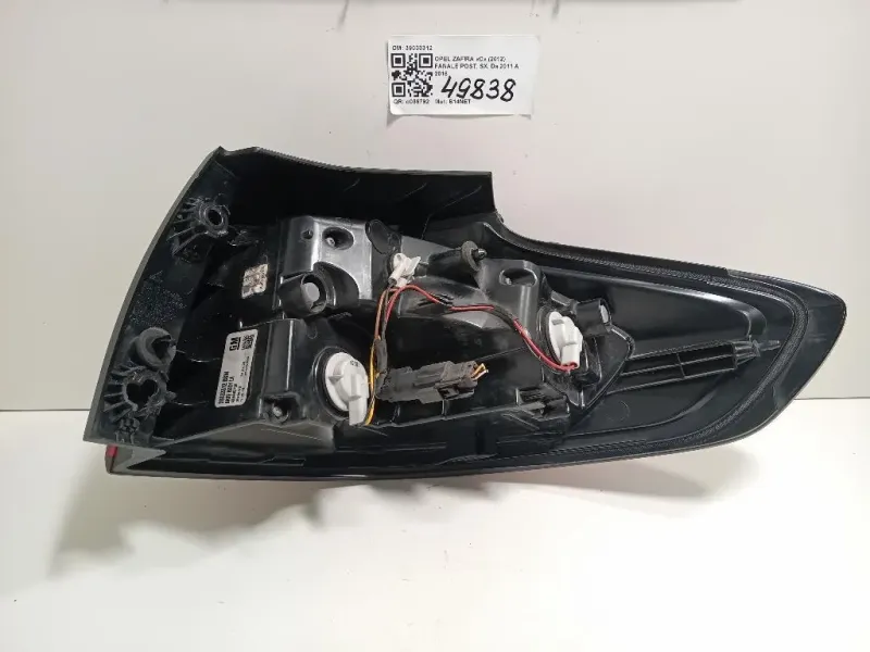 Fanale POST SX 39033312 Opel Zafira C 2012