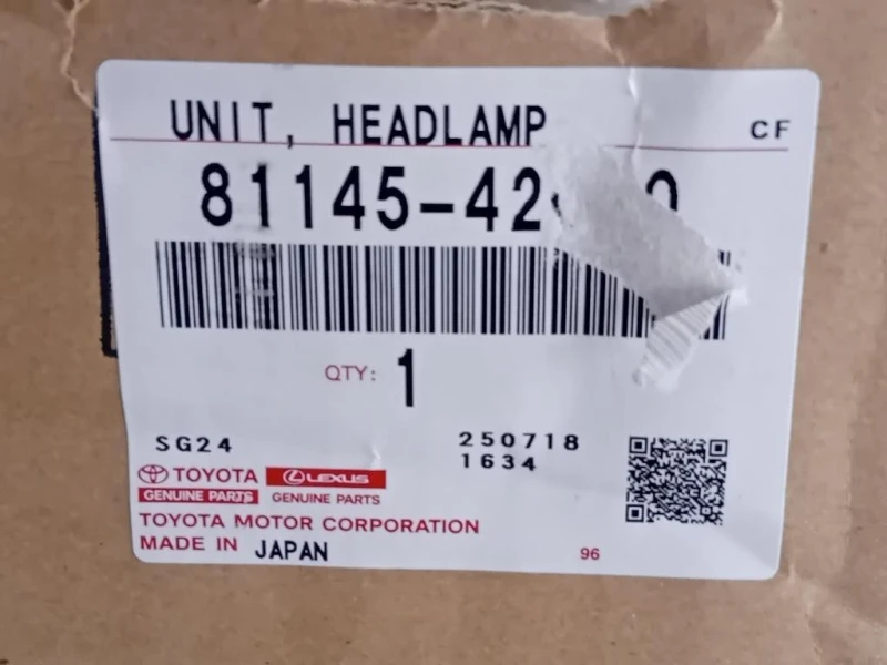 Proiettore ANT DX 8114542840 Toyota RAV 4 V 2018