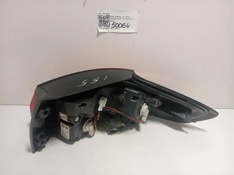Fanale POST SX 13278784 Opel Zafira C 2012