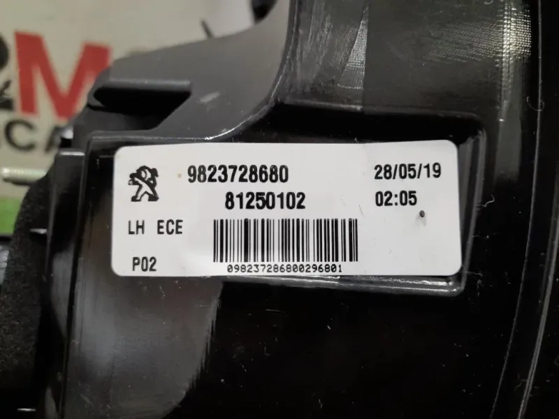 Fanale POST SX 9823728680 Peugeot 308 II 2014