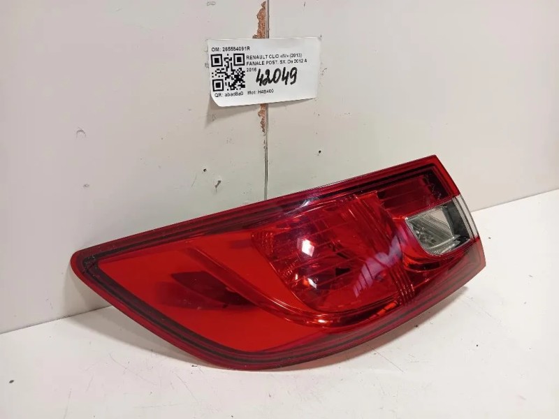 Fanale POST SX 265554091R Renault CLIO IV 2013