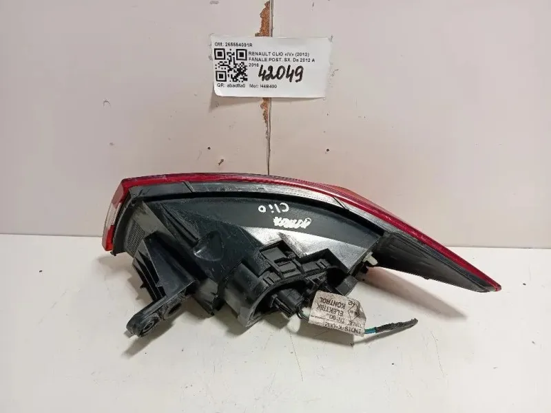 Fanale POST SX 265554091R Renault CLIO IV 2013