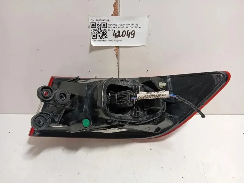 Fanale POST SX 265554091R Renault CLIO IV 2013