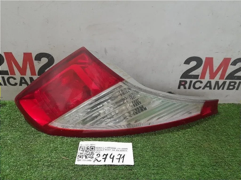 Fanale POST SX 89319611 Renault Mégane III 2009