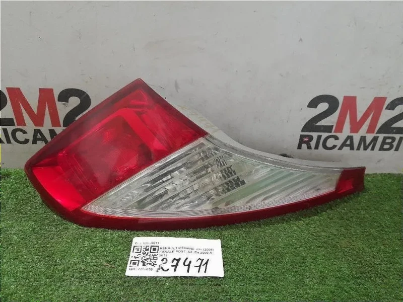 Fanale POST SX 89319611 Renault Mégane III 2009
