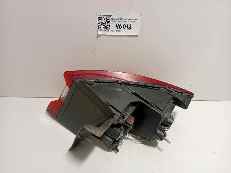 Fanale POST SX 265554829R Renault Mégane IV 2016