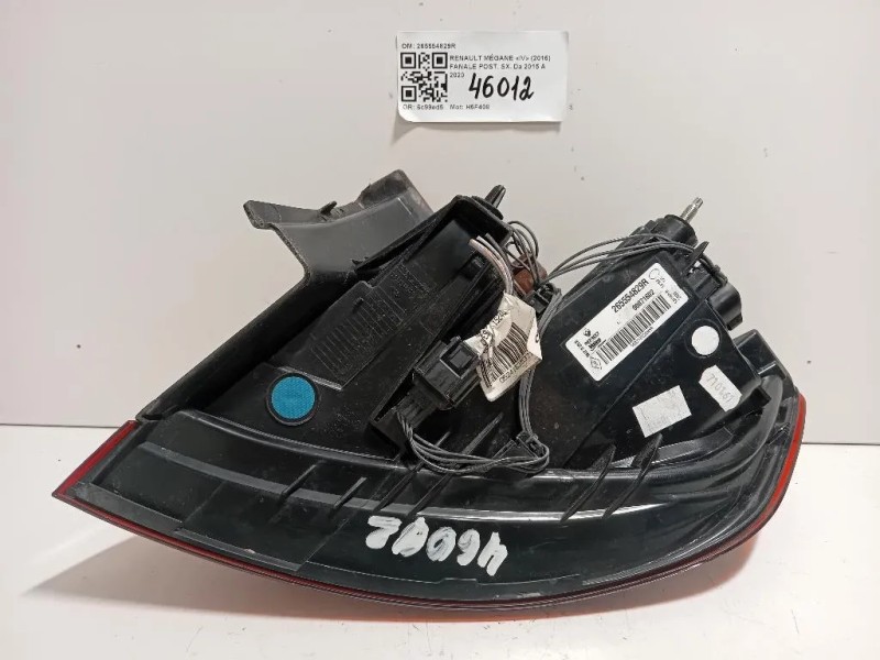 Fanale POST SX 265554829R Renault Mégane IV 2016