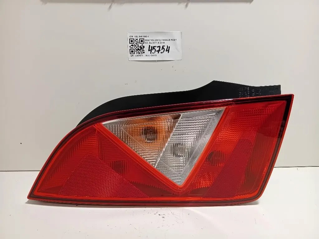 Fanale POST SX 1SL 945 095 K Seat MII 2012