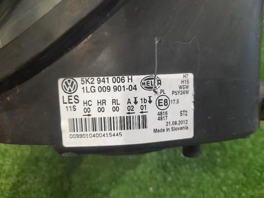 Proiettore ANT DX 5K2941006H Volkswagen GOLF VI 2009