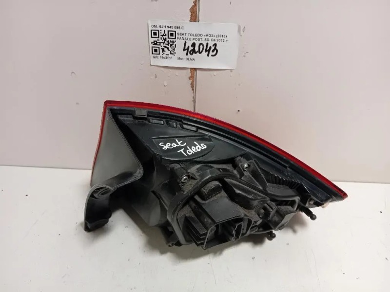 Fanale POST SX 6JH 945 095 E Seat Toledo KG3 2013