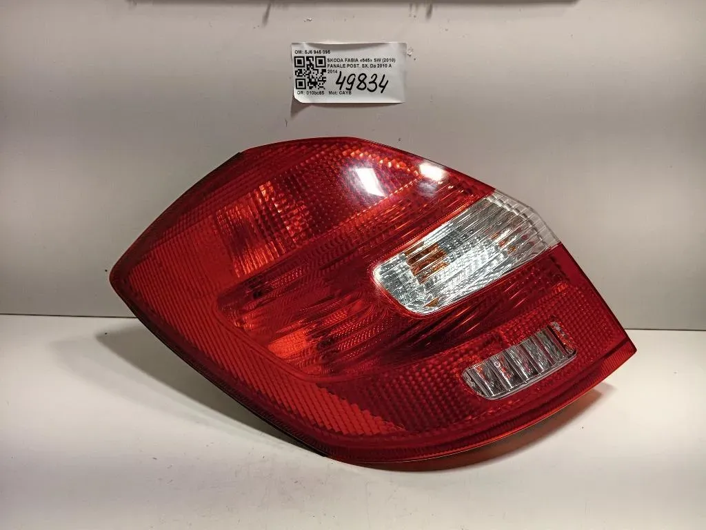 Fanale POST SX 5J6 945 095 Skoda Fabia 545 SW 2010