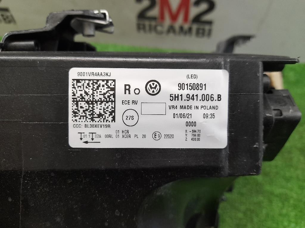 Proiettore ANT DX 5H1941006B Volkswagen GOLF VIII 2019