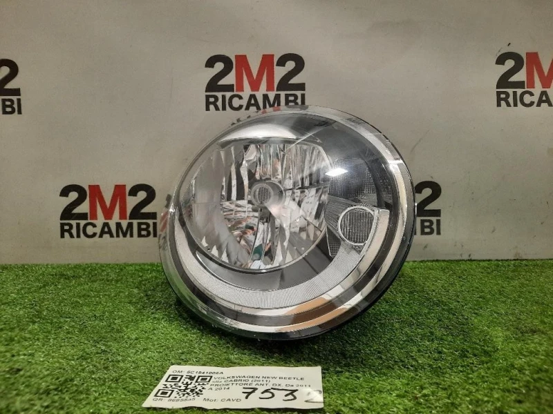 Proiettore ANT DX 5C1941006A Volkswagen NEW Beetle II Cabrio 2011