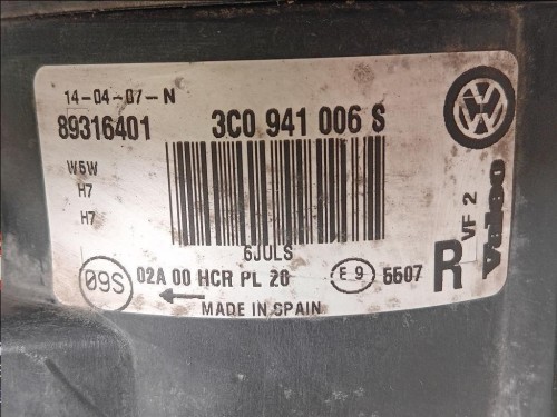 Proiettore ANT DX 3C0 941 006 S Volkswagen Passat V 2005