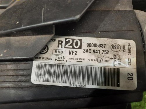 Proiettore ANT DX 3AC941752 Volkswagen Passat VI 2011