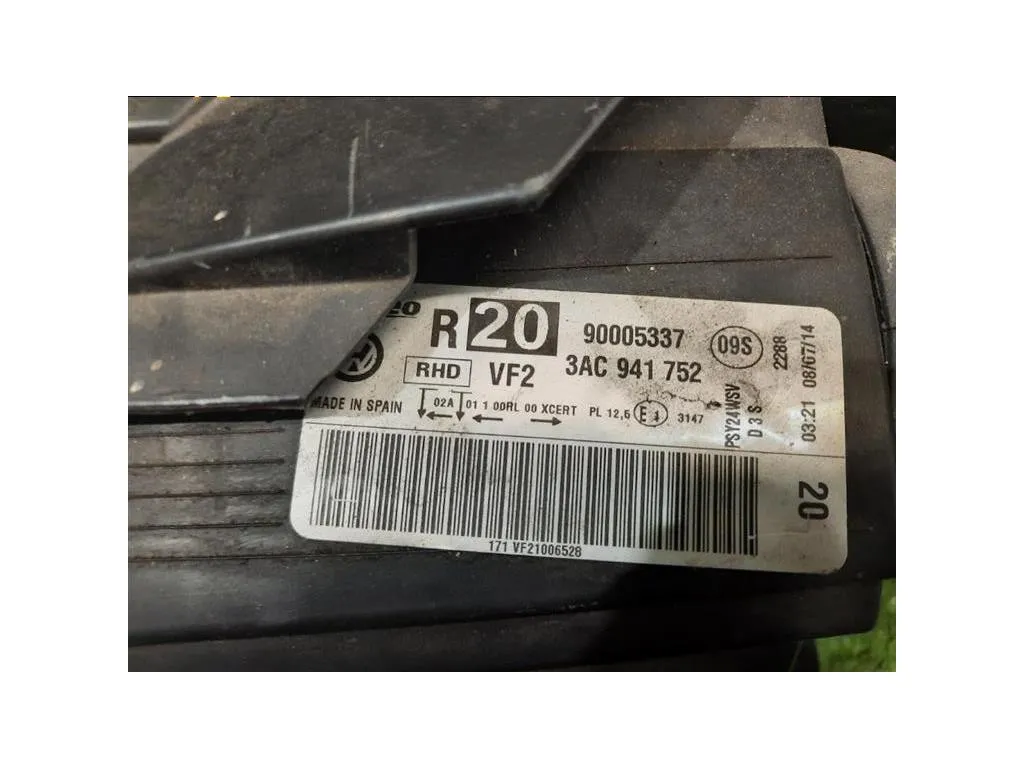 Proiettore ANT DX 3AC941752 Volkswagen Passat VI 2011