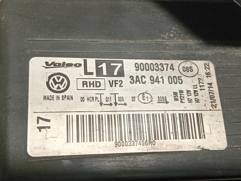 Proiettore ANT DX 90003374 Volkswagen Passat VI Variant 2011