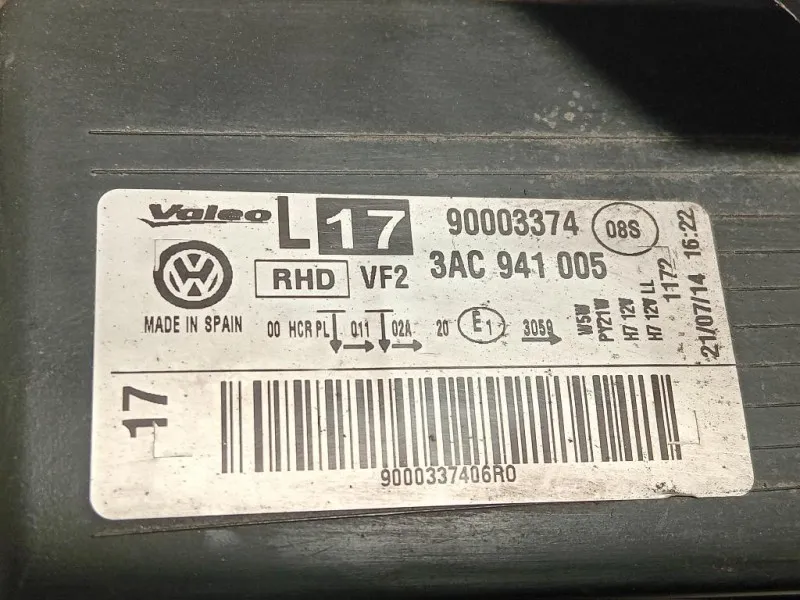 Proiettore ANT DX 90003374 Volkswagen Passat VI Variant 2011