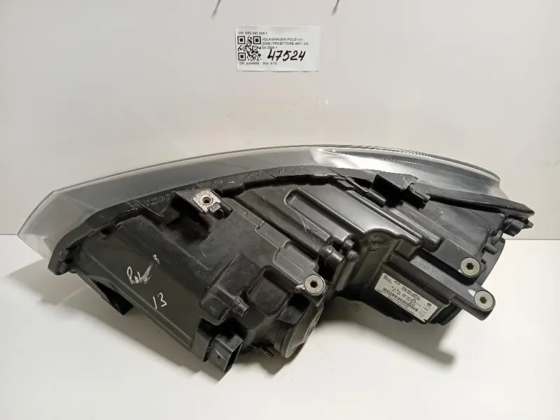 Proiettore ANT DX 6R2 941 008 F Volkswagen POLO V 2006