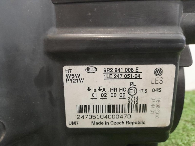 Proiettore ANT DX 6R2941008E Volkswagen POLO VI 2009