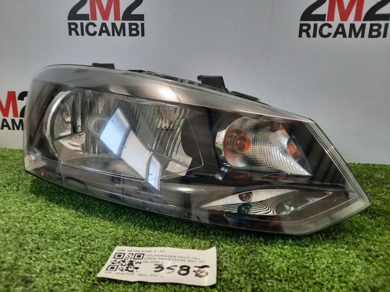 Proiettore ANT DX 6R1941016E Volkswagen POLO VI 2009