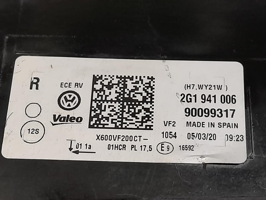 Proiettore ANT DX 90099317 2G1941006 Volkswagen POLO VI 2014