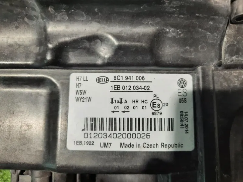 Proiettore ANT DX 6C1941006B Volkswagen POLO VI 2014