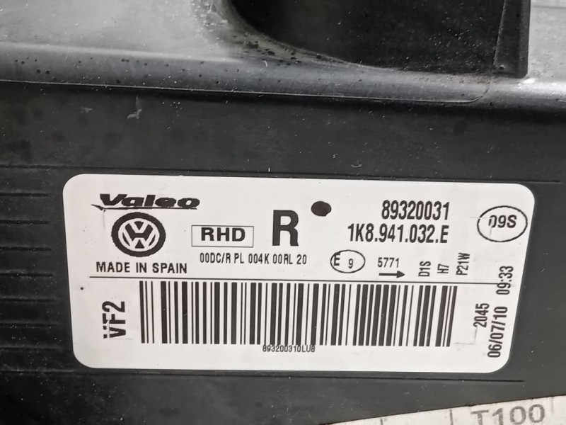 Proiettore ANT DX 1K8941032E Volkswagen Scirocco III 2009