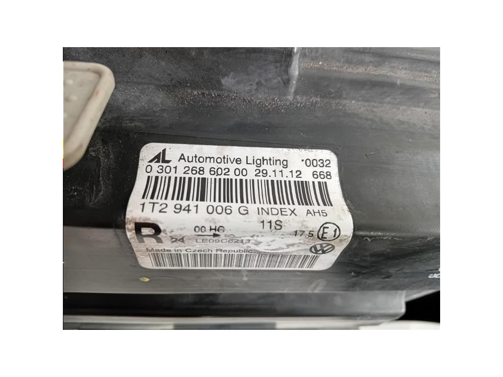 Proiettore ANT DX 1T2 941 006 G Volkswagen Touran III 2010