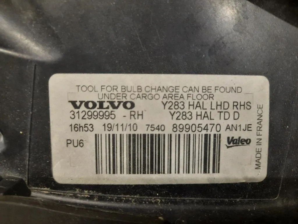 Proiettore ANT DX 31299995 Volvo S60 II 2010