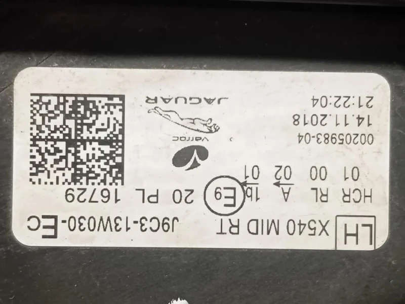 Proiettore ANT SX J9C3-13W030-EC Jaguar E-pace 2017