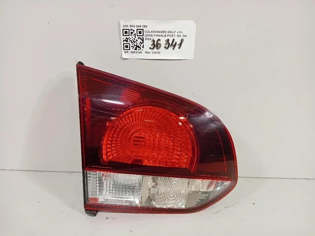 Fanale POST SX 5K0945259 Volkswagen GOLF VI 2009