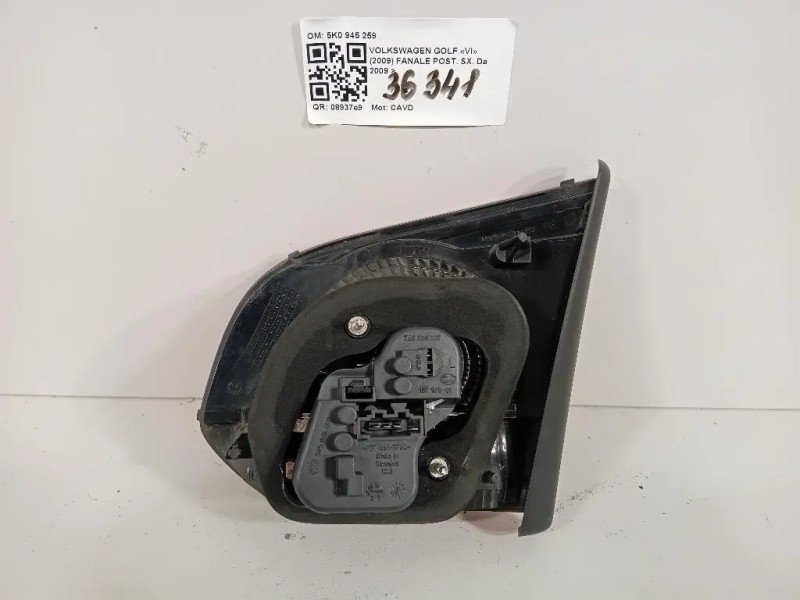 Fanale POST SX 5K0945259 Volkswagen GOLF VI 2009