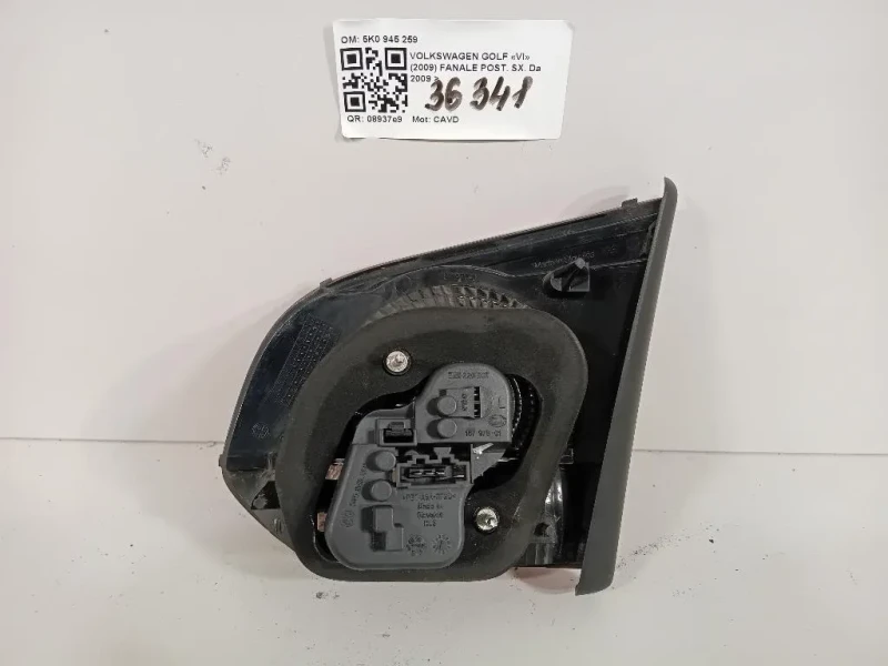 Fanale POST SX 5K0945259 Volkswagen GOLF VI 2009