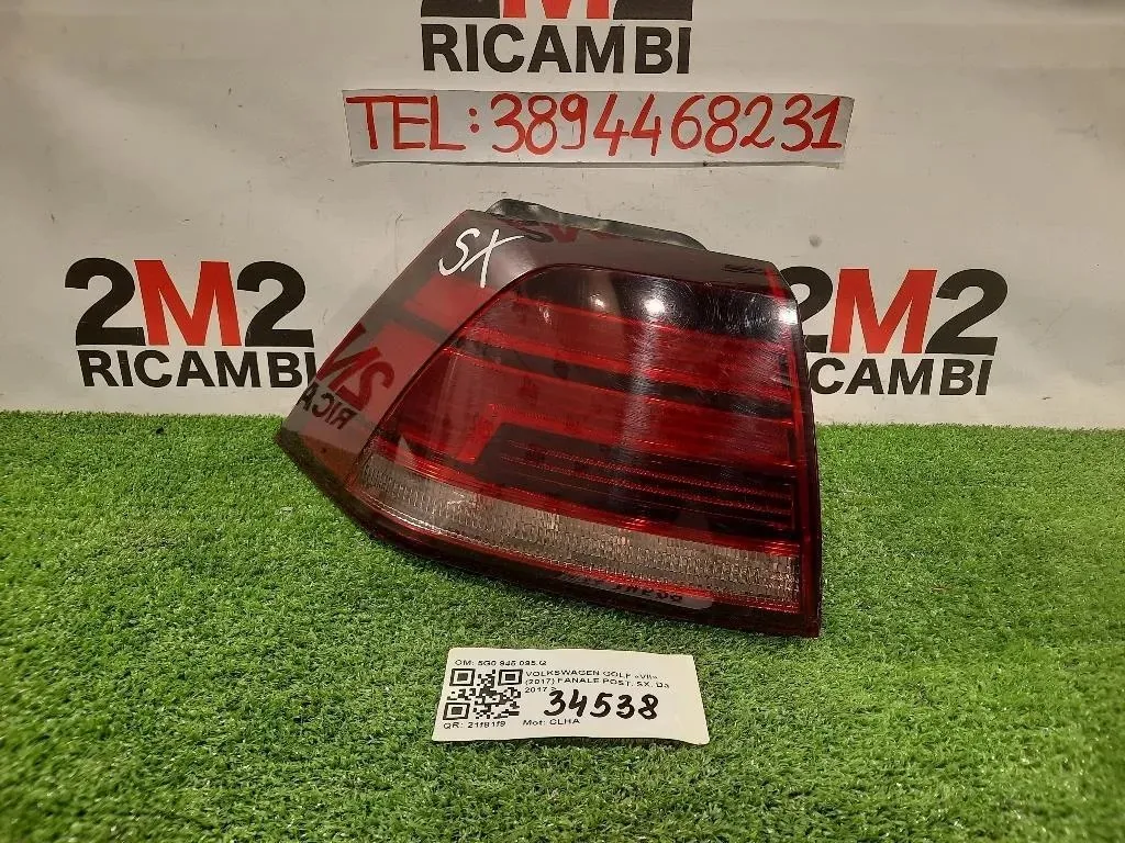 Fanale POST SX 5G0945095Q Volkswagen GOLF VII 2017