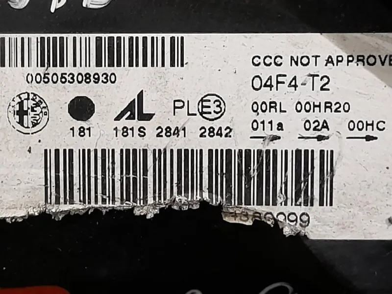 Proiettore ANT SX PROIETTORE FARO ANTERIORE 47932748 Alfa Romeo Giulietta 2010