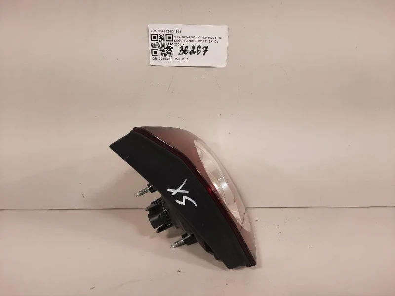 Fanale POST SX 964962-031969 Volkswagen GOLF PLUS I 2004