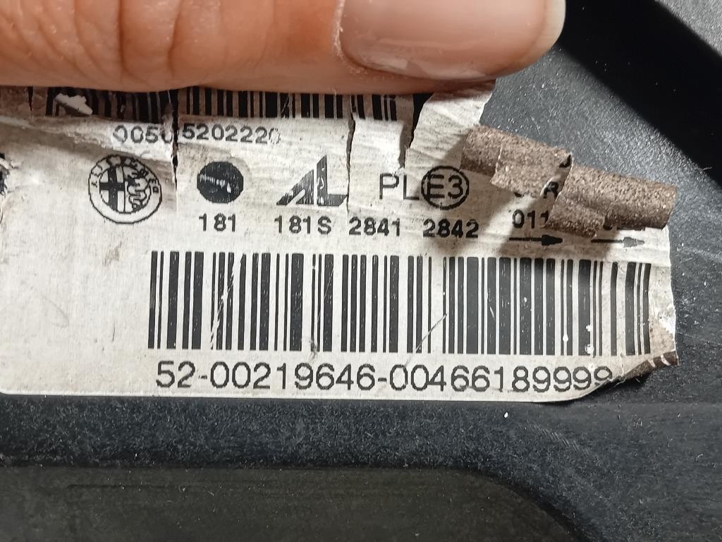 Proiettore ANT SX 46612748 Alfa Romeo Giulietta 2010