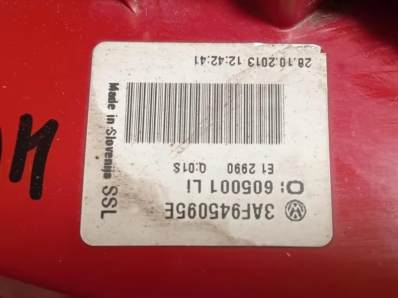 Fanale POST SX 3AF945095E Volkswagen Passat VI Variant 2011