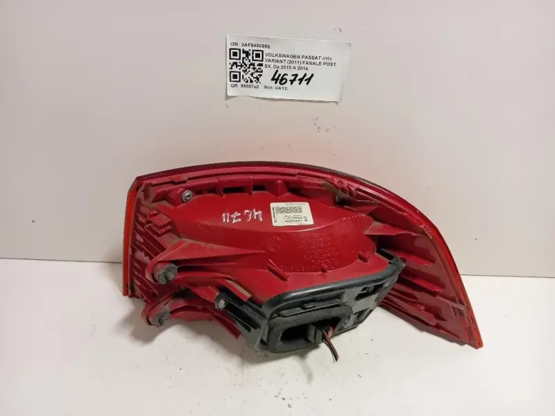 Fanale POST SX 3AF945095E Volkswagen Passat VI Variant 2011