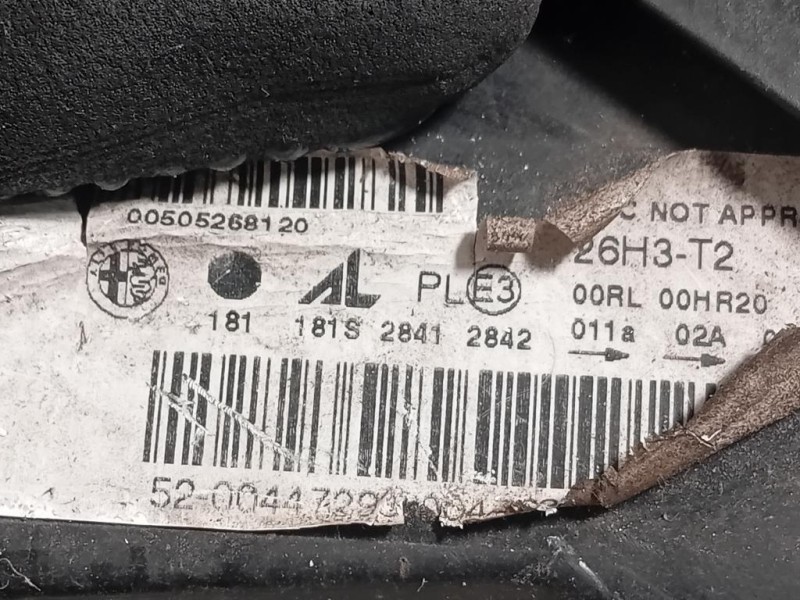 Proiettore ANT SX 47932748 Alfa Romeo Giulietta 2013