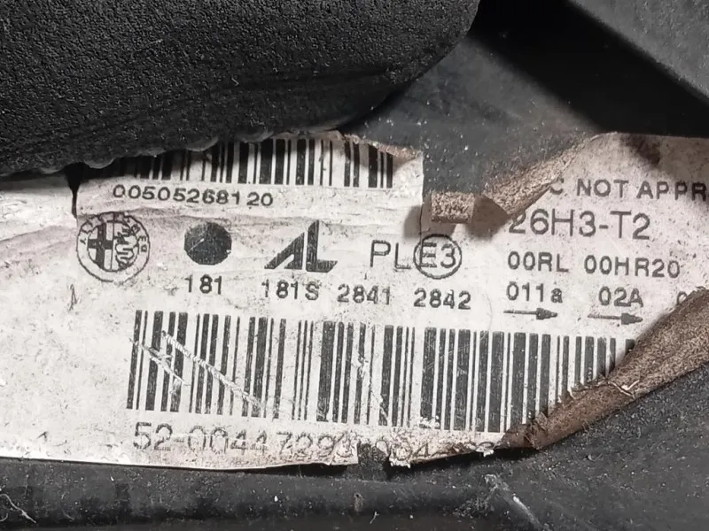 Proiettore ANT SX 47932748 Alfa Romeo Giulietta 2013