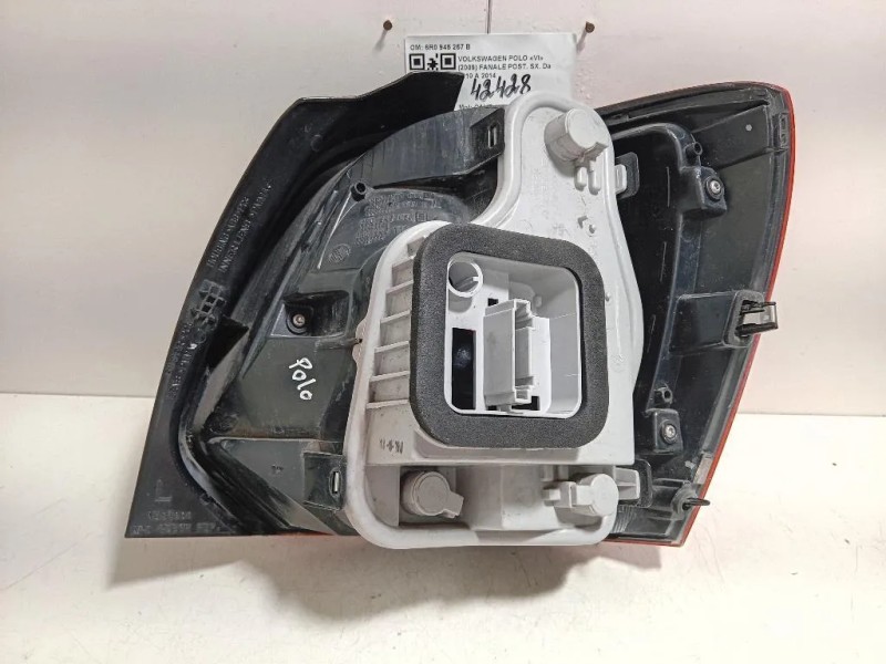 Fanale POST SX 6R0 945 257 B Volkswagen POLO VI 2009