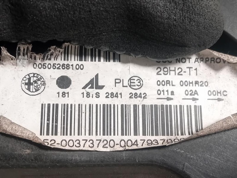 Proiettore ANT SX 47932748 Alfa Romeo Giulietta 2013